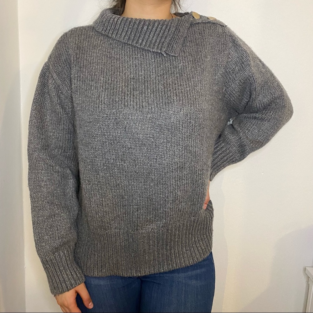 Zara Knit cowl neck sweater